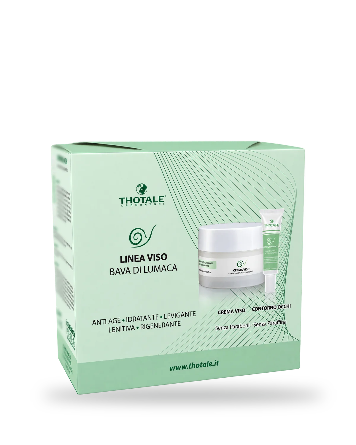 Kit Bava di Lumaca (crema viso + contorno occhi), confezione