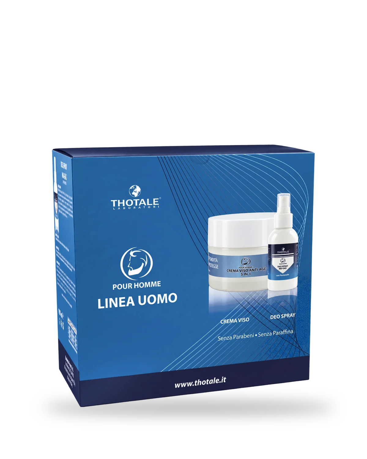 Kit Uomo (crema viso + deodorante), confezione