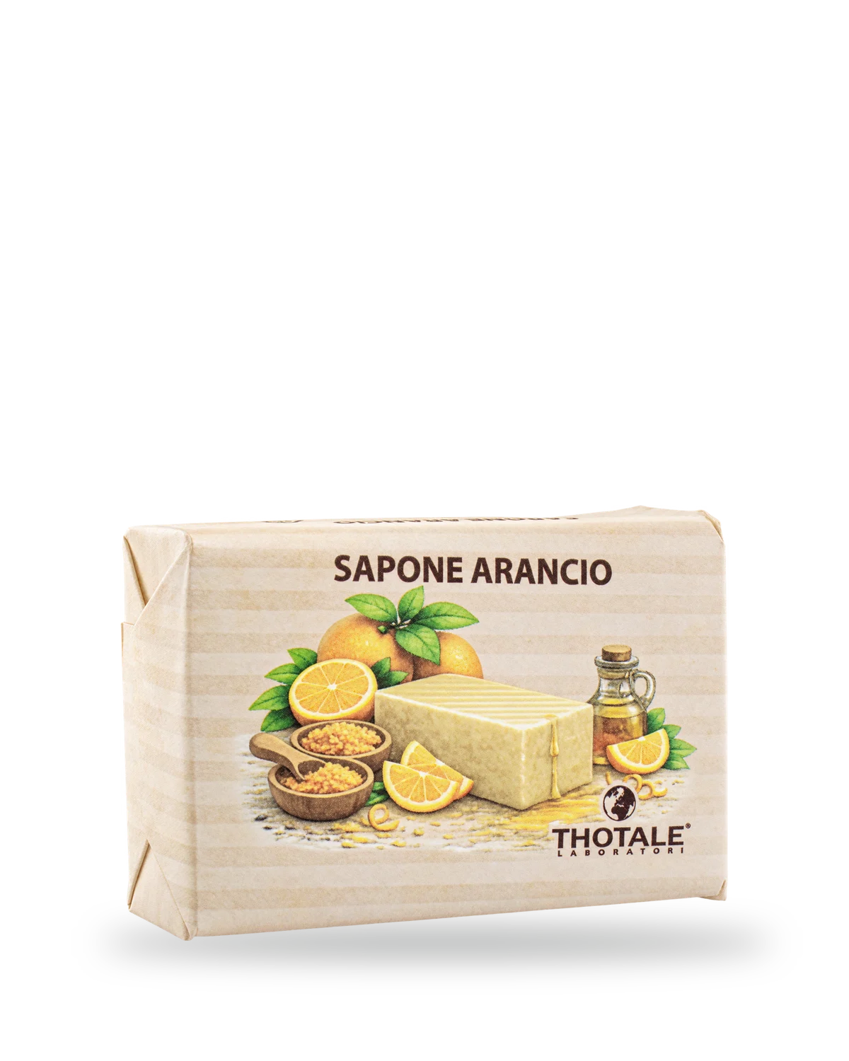 Sapone solido Arancio, confezione